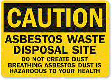 Illegal asbestos dumping